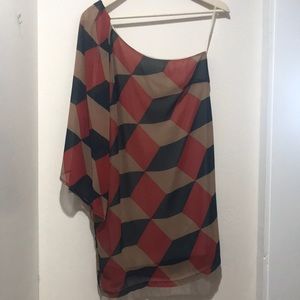 Audrey 3+1 off the shoulder dress